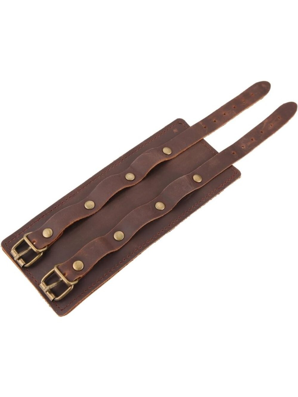 Stylish Leather Wrist Wallet Cuff Bracelet for Men | Hidden Cash Pocket